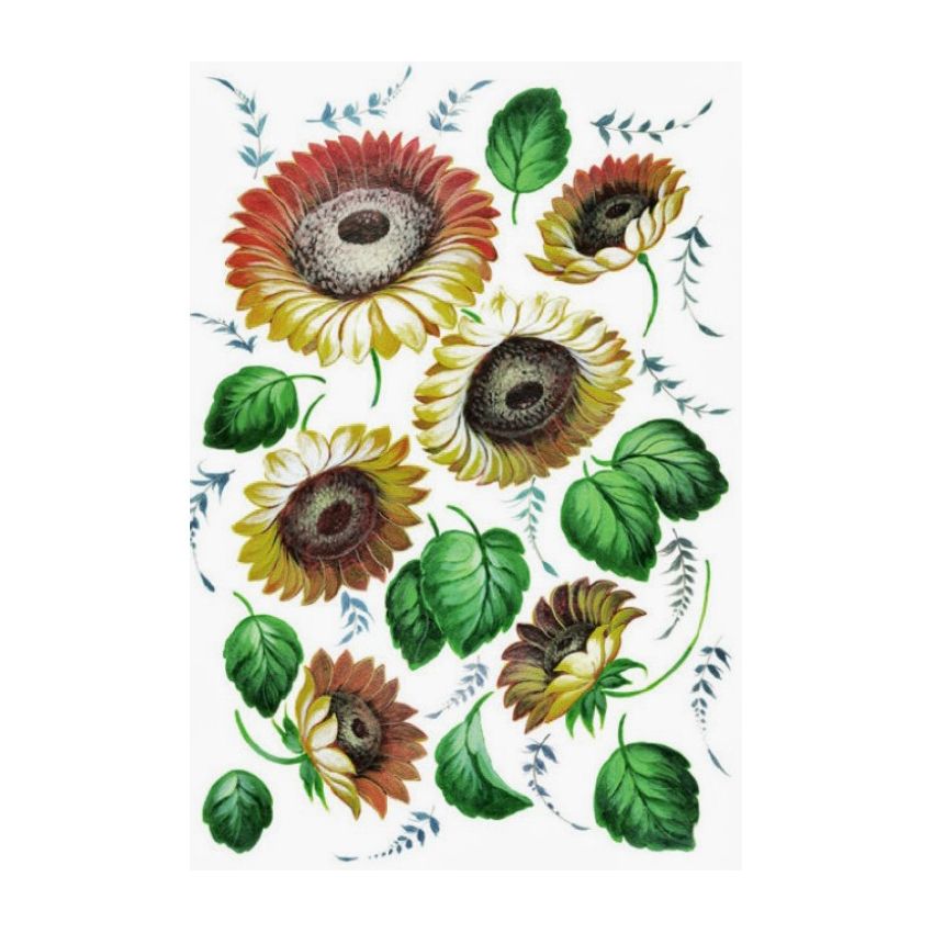 Papel de Arroz GIRASOLES 30x41cm