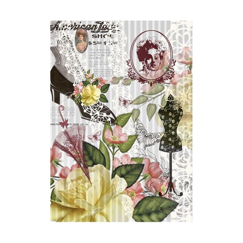 Papel de Arroz LADY SHOE 30x41cm