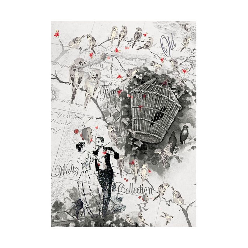 Papel de Arroz VALS OLD TIME 30x41cm