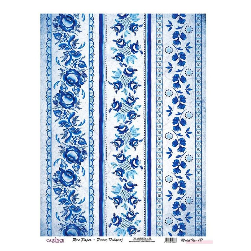 Papel arroz Cadence A3 Nº 181
