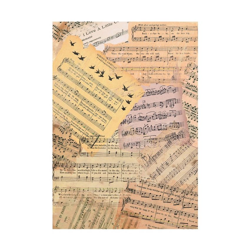 Papel de Arroz PARTITURAS 30x41cm