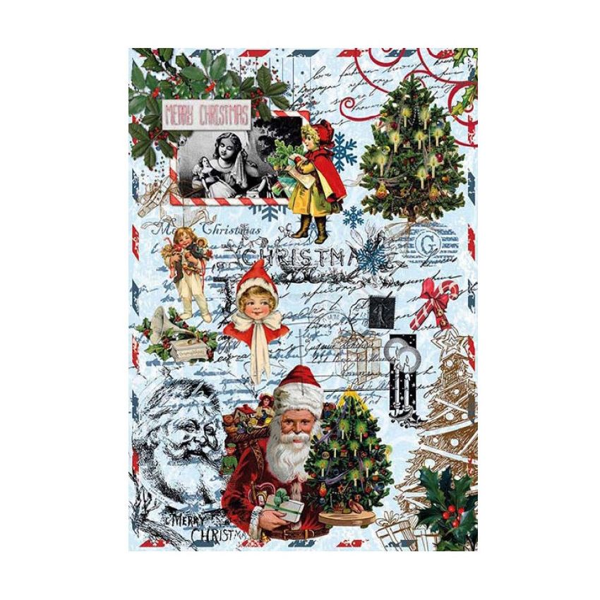 Papel de Arroz PAPA NOEL 30x41cm
