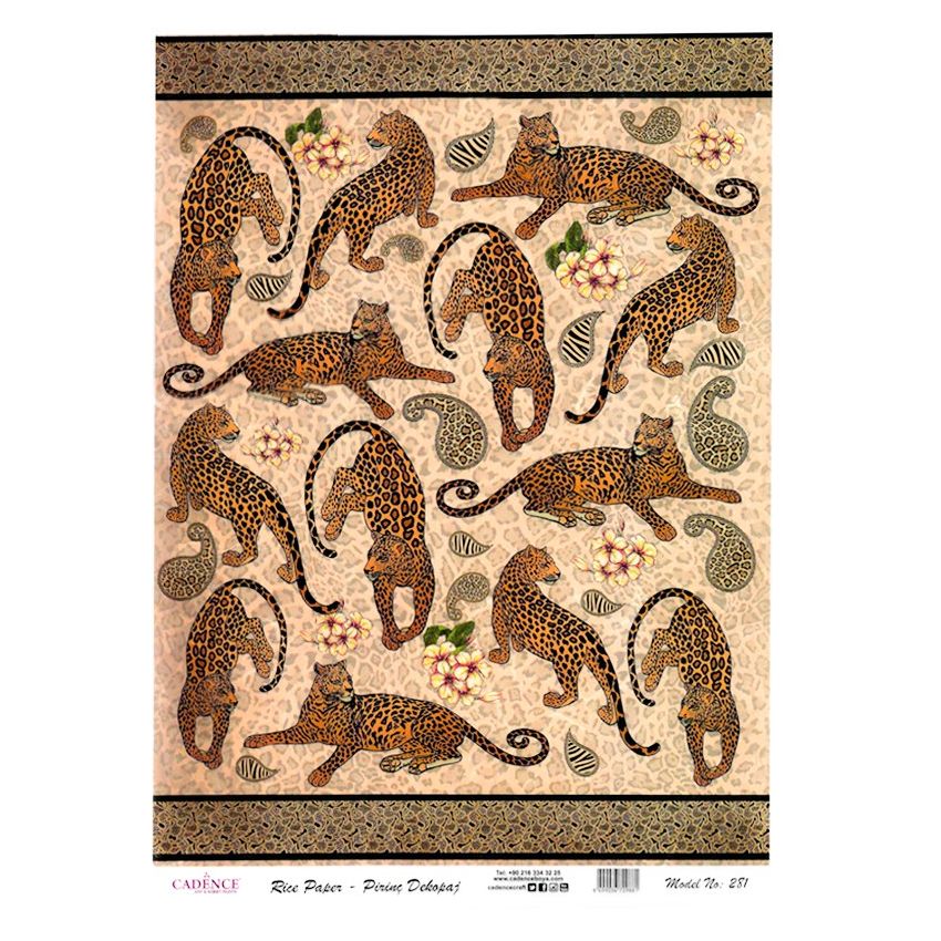 Papel arroz Cadence A3 Nº 281