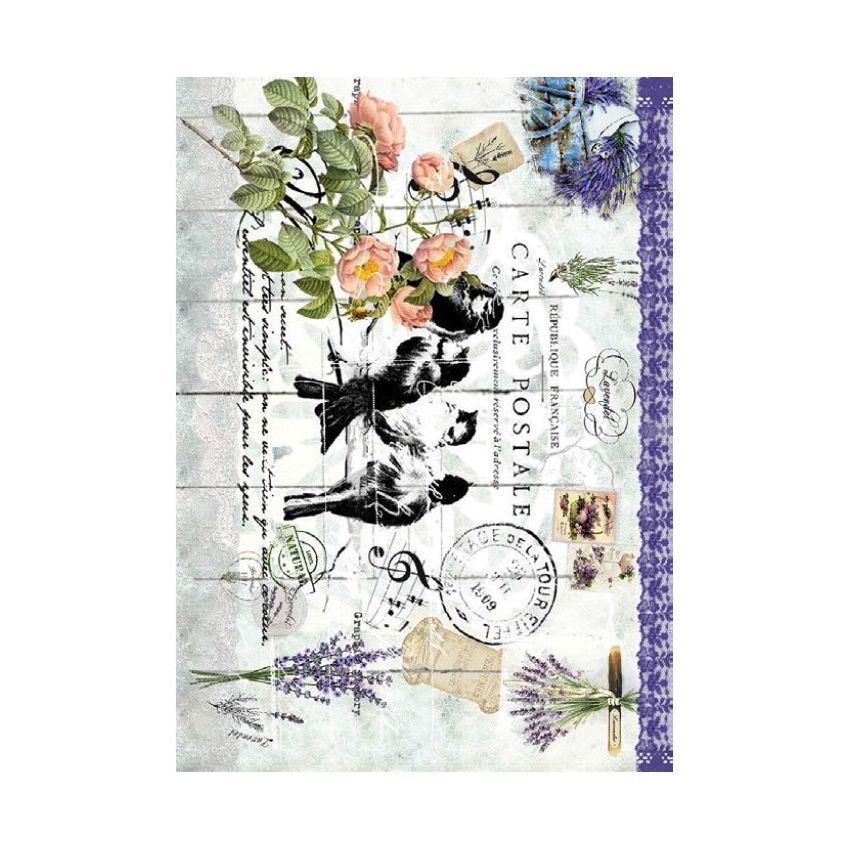 Papel de Arroz CARTE POSTALE 30x41cm