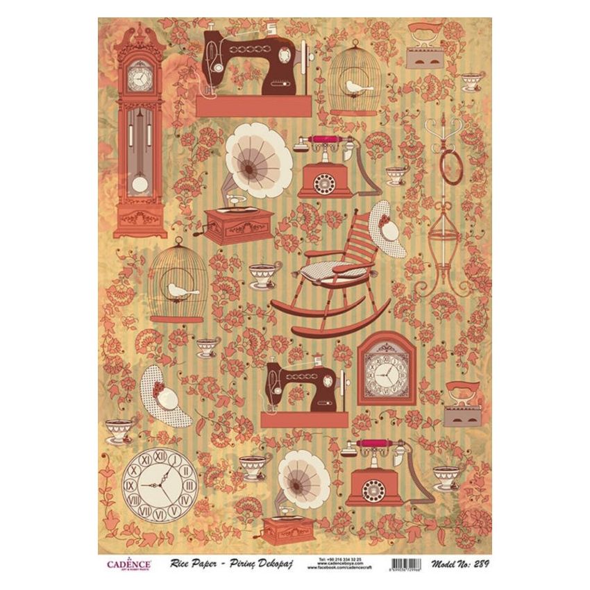 Papel de Arroz COSAS DE CASA 30x41cm