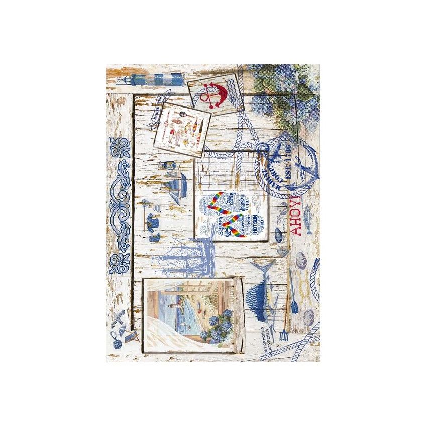 Papel arroz MARINE CORP 30x41cm