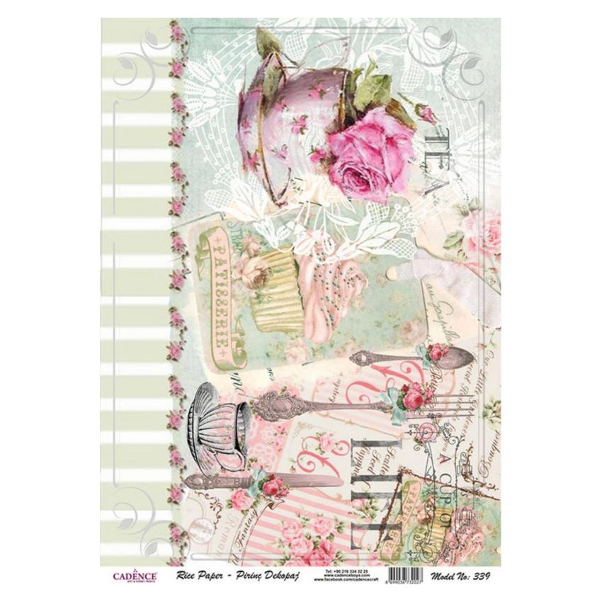 Papel de Arroz TEA LIFE 30x41cm