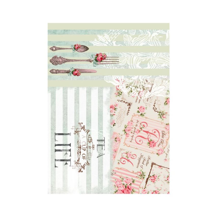 Papel de Arroz TEA LIFE2 30x41cm