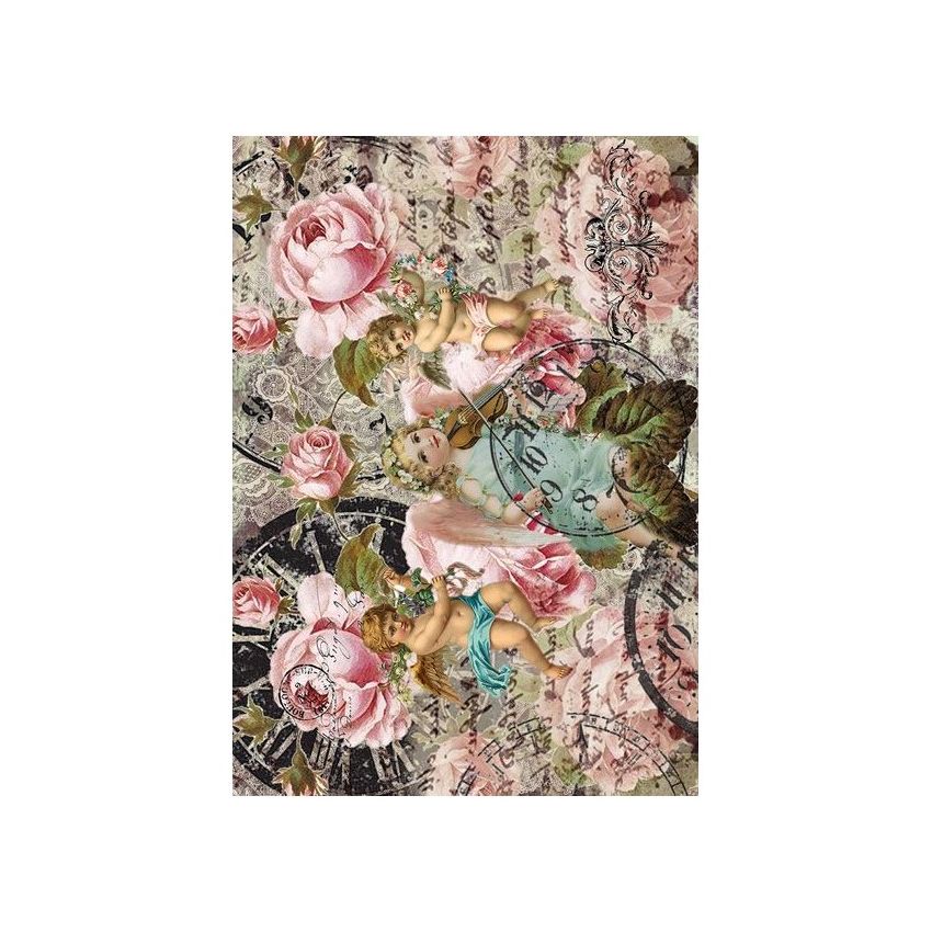 Papel arroz ANGELES SHABBY 30x41cm