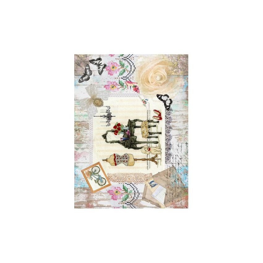 Papel de Arroz TOCADOR SHABBY 30x41cm