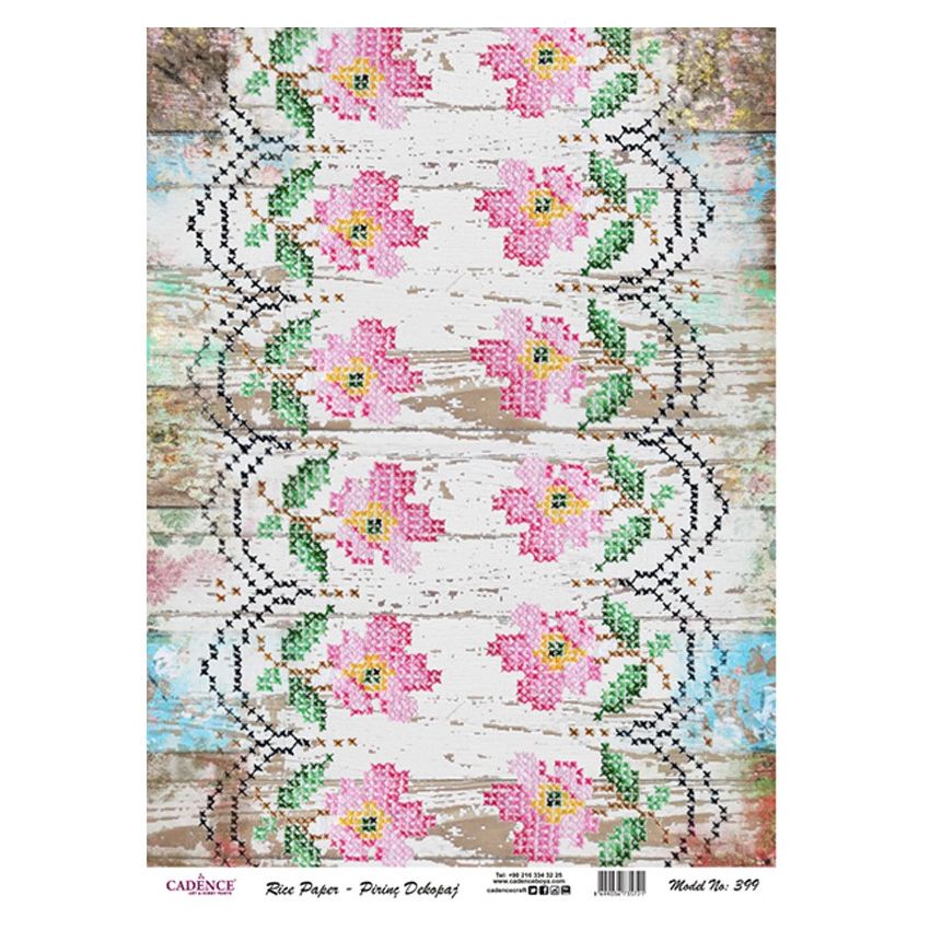 Papel arroz Cadence A3 Nº 399