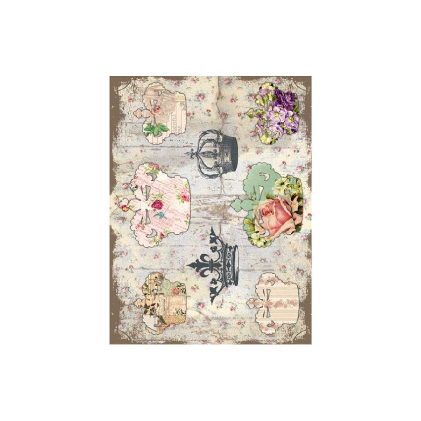 Papel de Arroz CORONAS 30x41cm