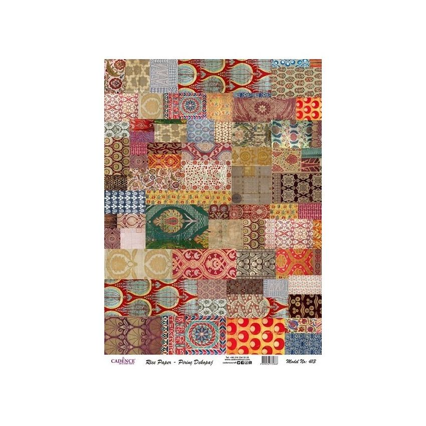 Papel de Arroz ALFOMBRAS ORIENTALES 30x41cm