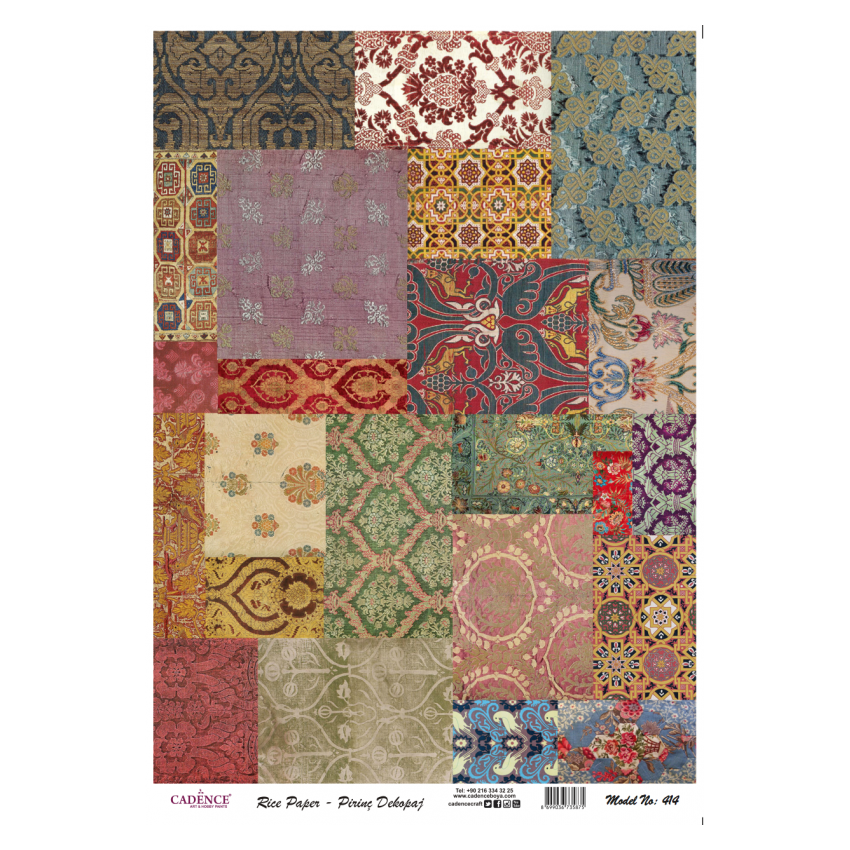 Papel de Arroz ALFOMBRAS 30x41cm