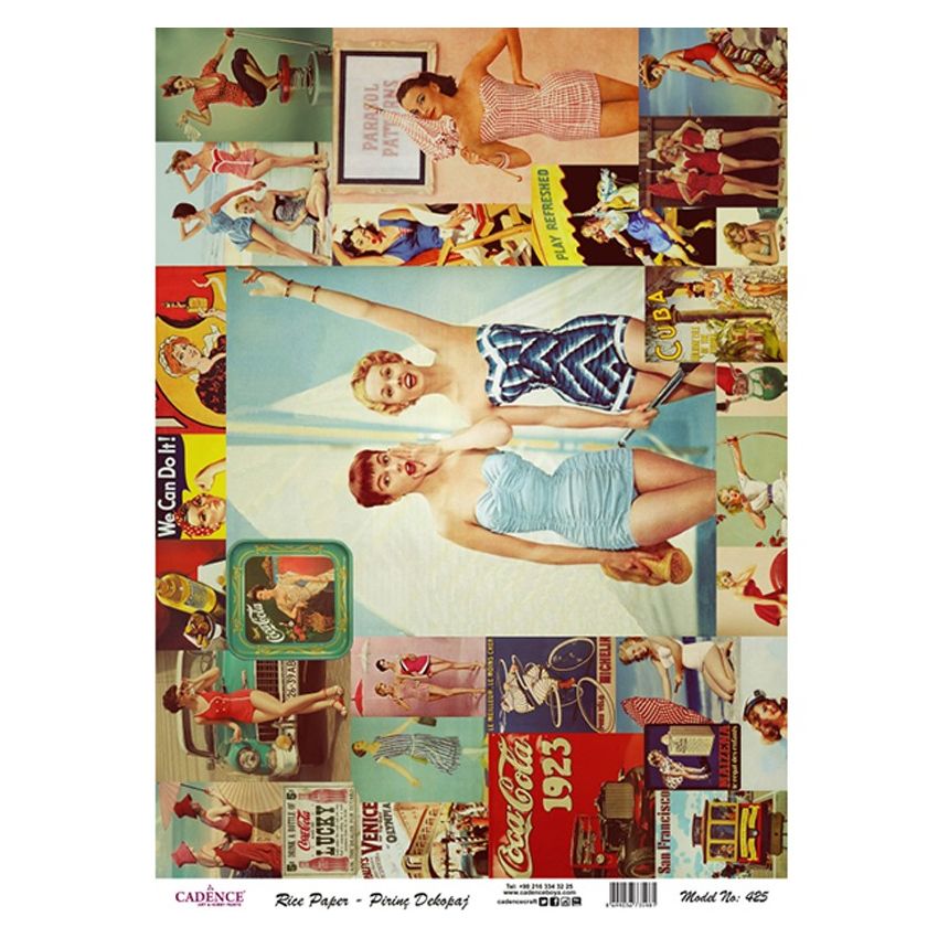 Papel arroz Cadence A3 Nº 425