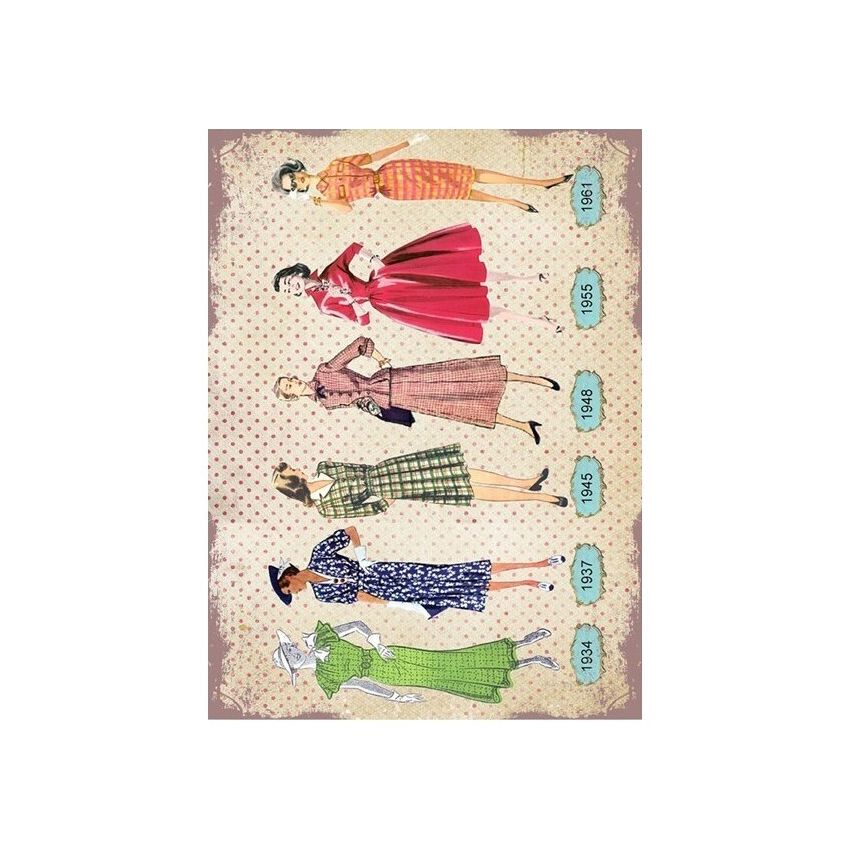 Papel de Arroz MANIQUIES MODA 30x41cm