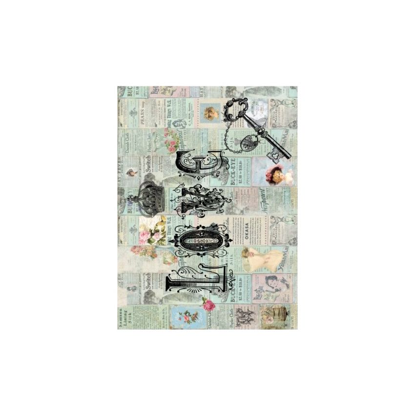Papel de Arroz LOVE 30x41cm