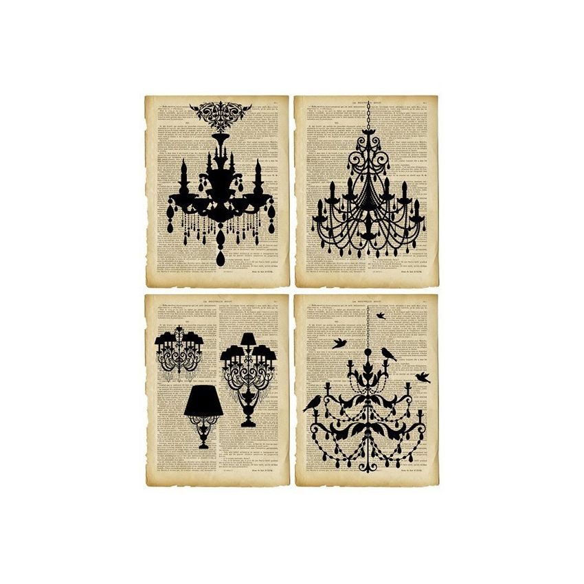 Papel arroz LÁMPARAS 30x41cm