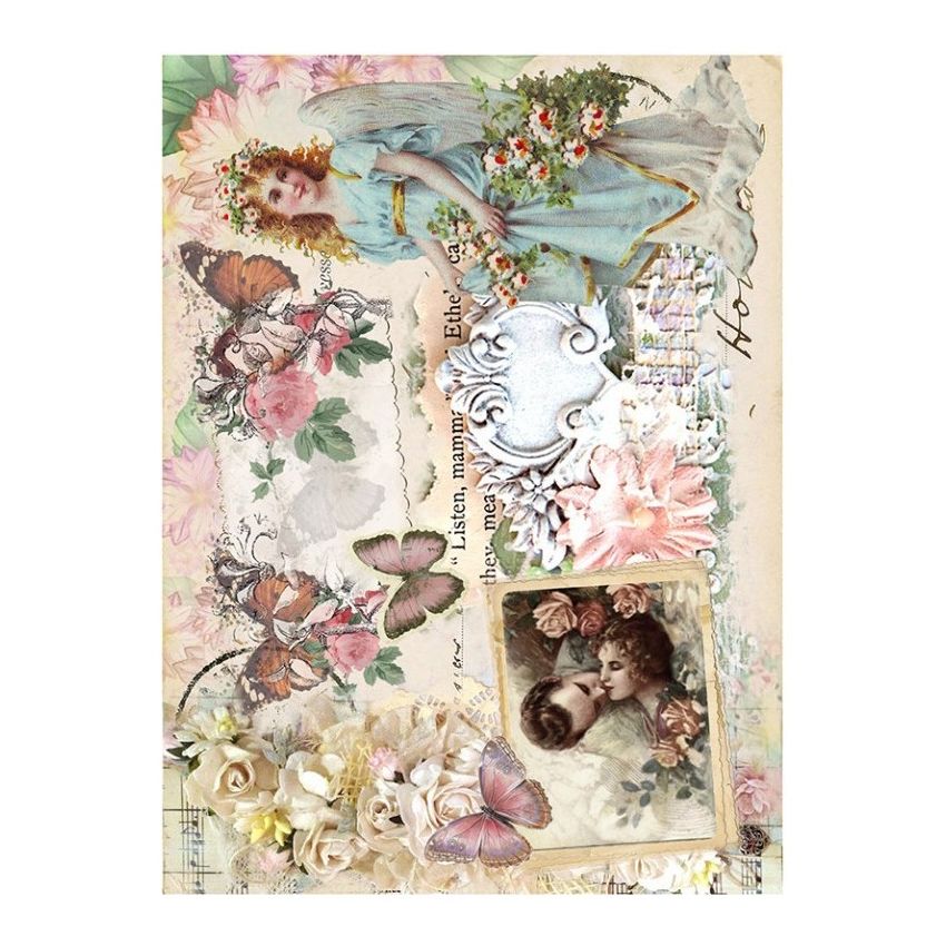 Papel arroz BESO SHABBY 30x41cm