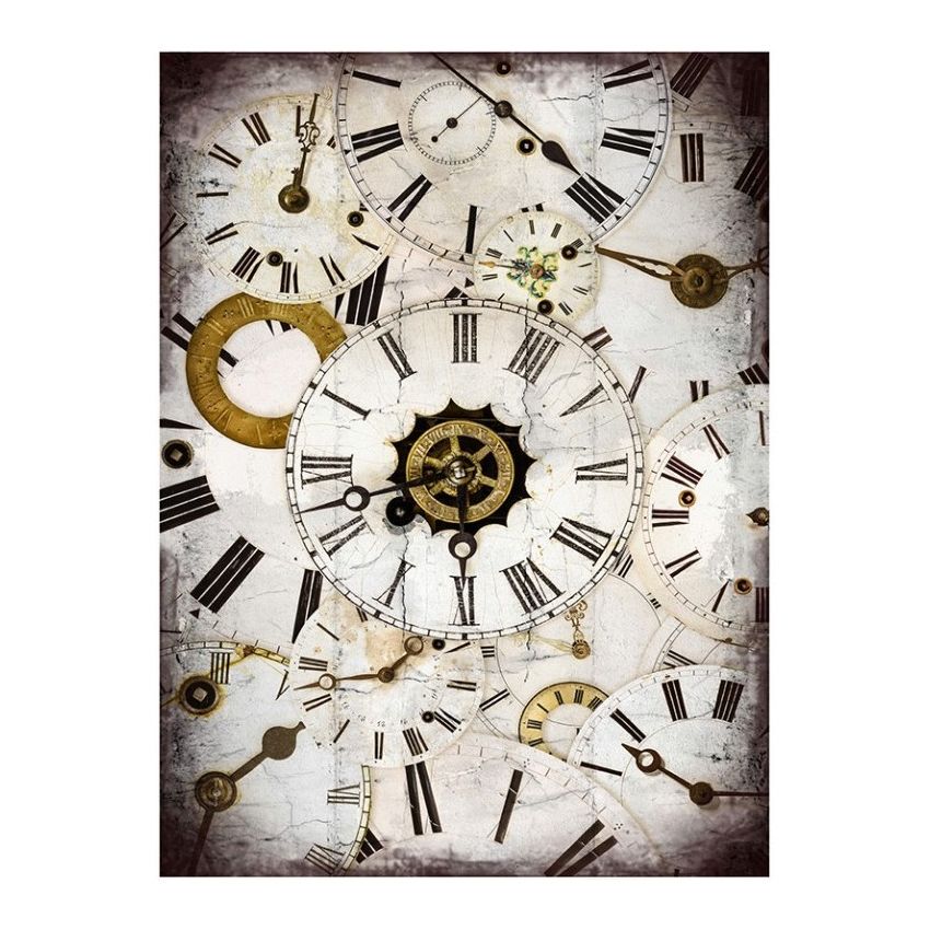 Papel arroz ESFERAS RELOJ Cadence A3