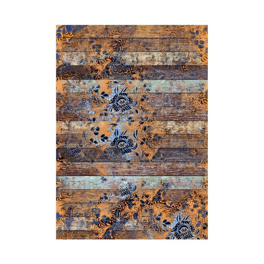 Papel de Arroz TABLAS IMPRESAS NARANJA AÑIL 30x41cm