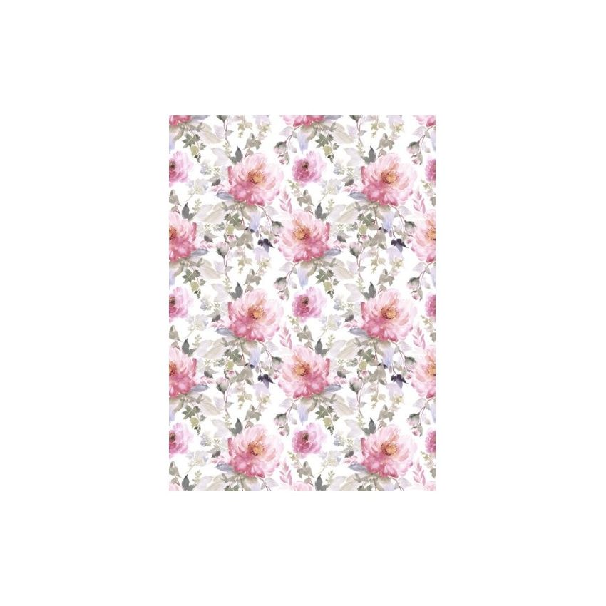 Papel de Arroz PEONIAS ROSAS 30x41cm