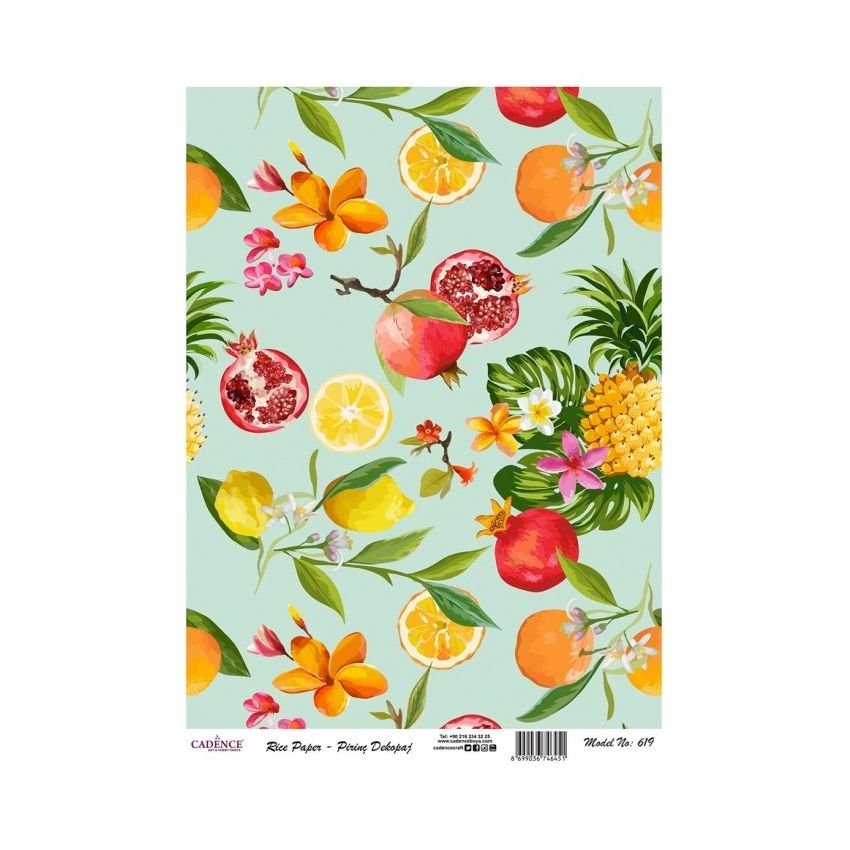 Papel arroz Cadence A3 Nº 619