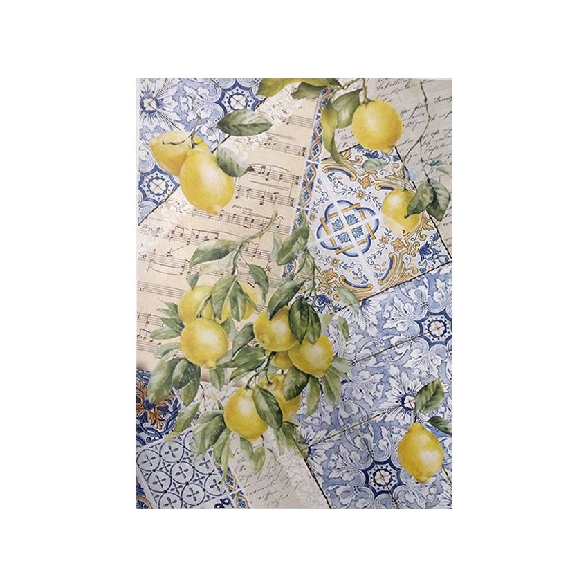 Papel de Arroz COLLAGE LIMONES GRANDES 30x41cm