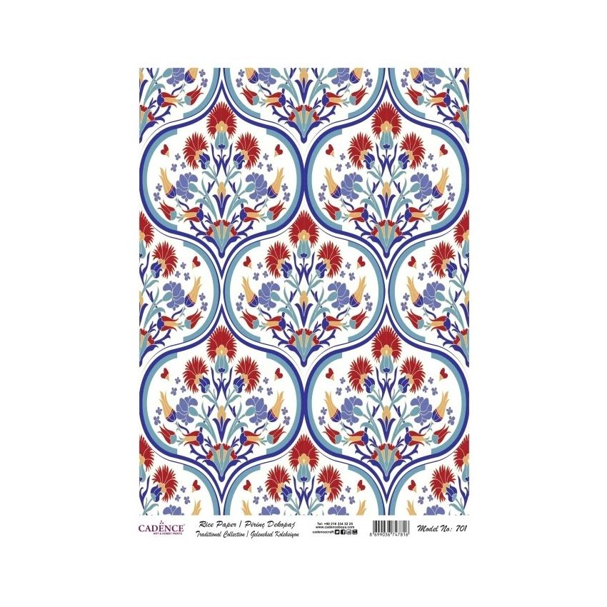 Papel arroz Cadence A3 Nº 701