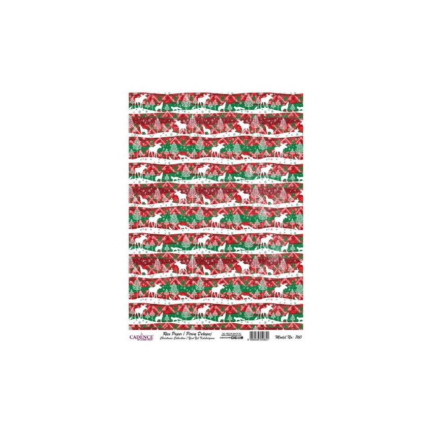 Papel de Arroz NAVIDAD 30x41cm