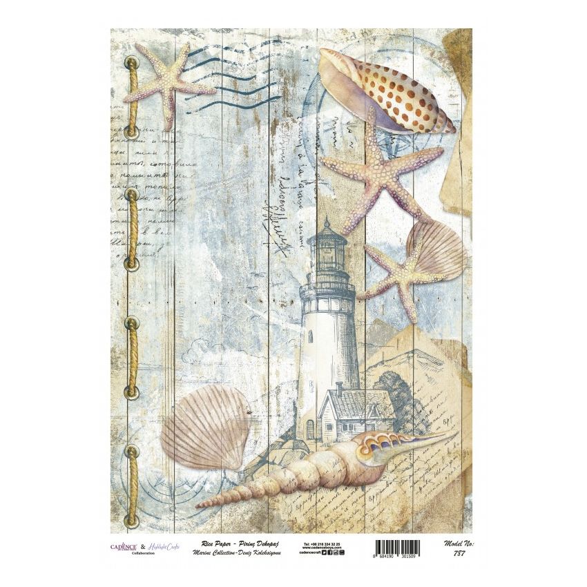 Papel arroz Cadence A3 Nº 787