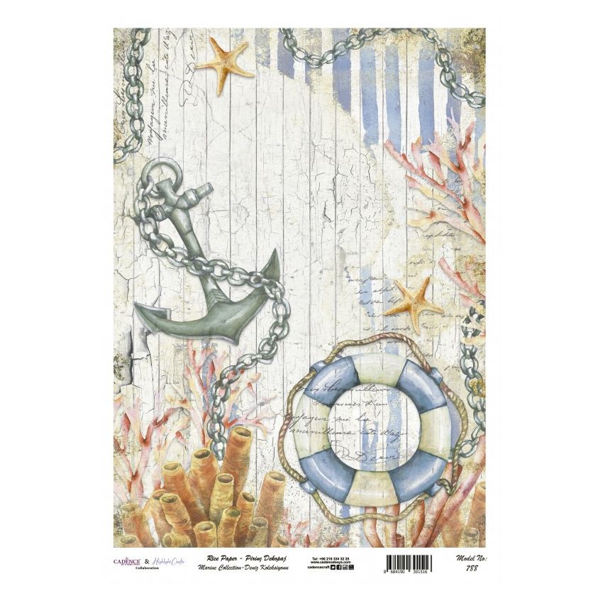 Papel arroz Cadence A3 Nº 788