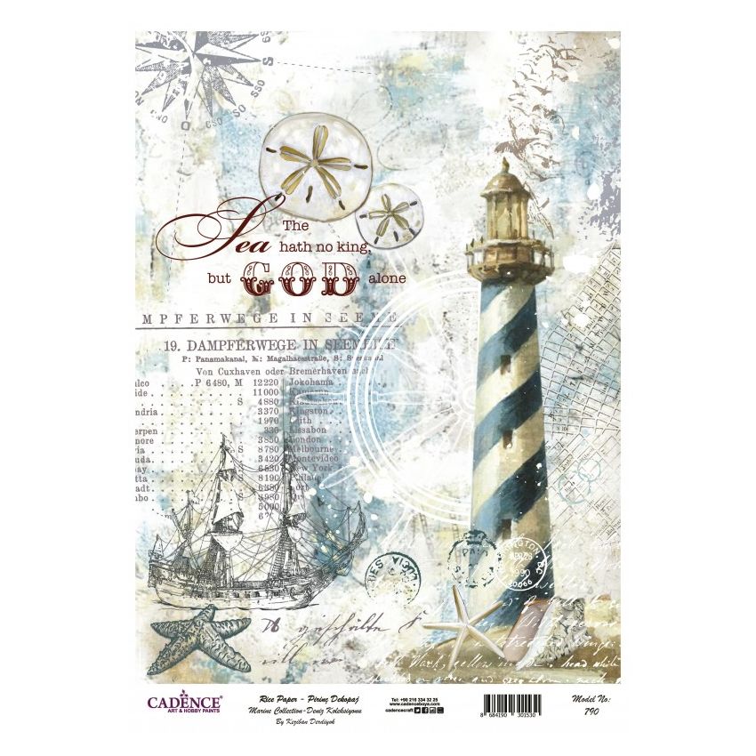 Papel arroz Cadence A3 Nº 790