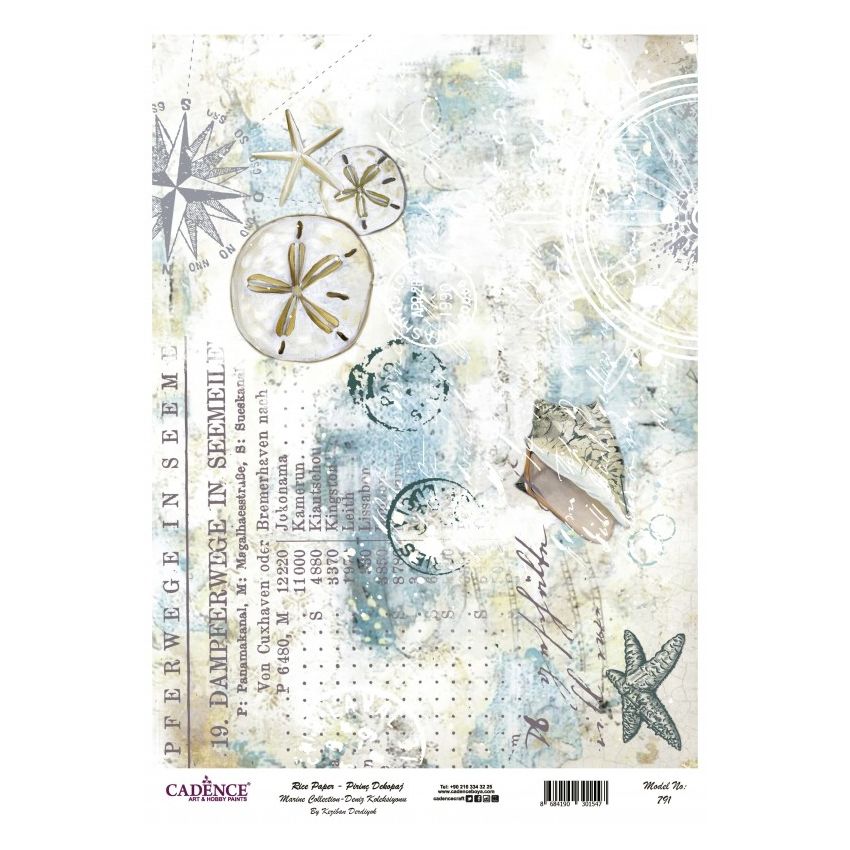 Papel arroz Cadence A3 Nº 791