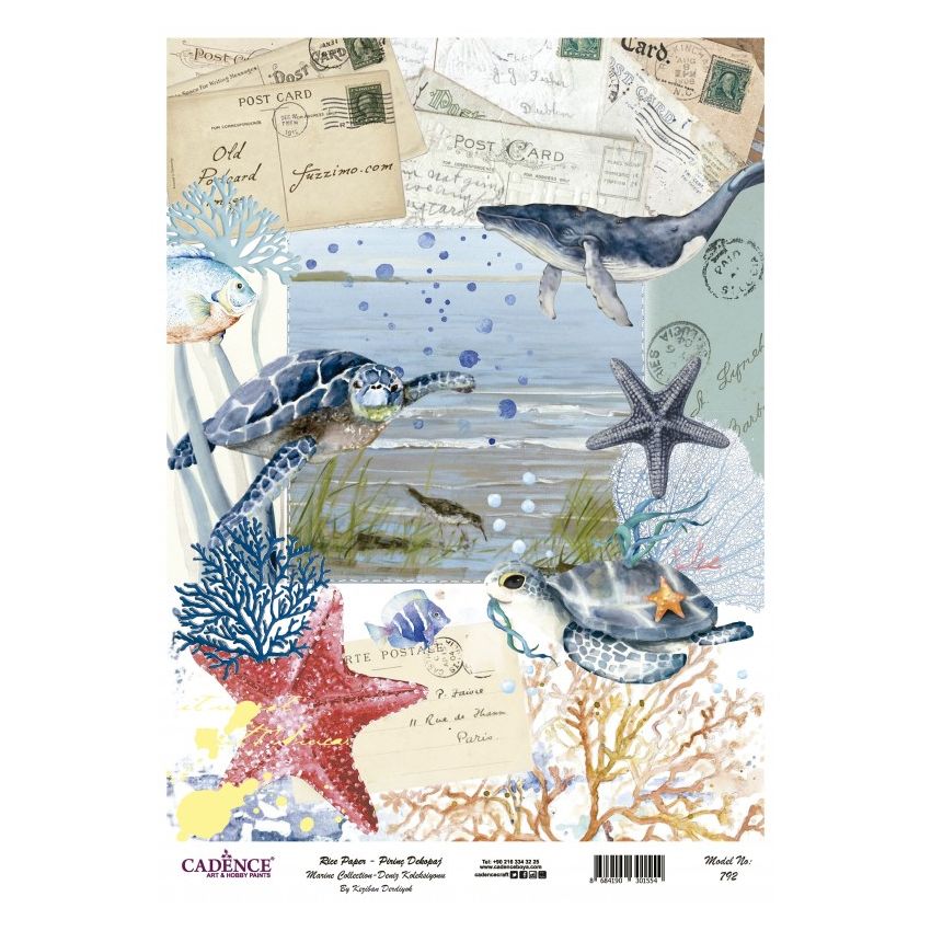 Papel arroz Cadence A3 Nº 792