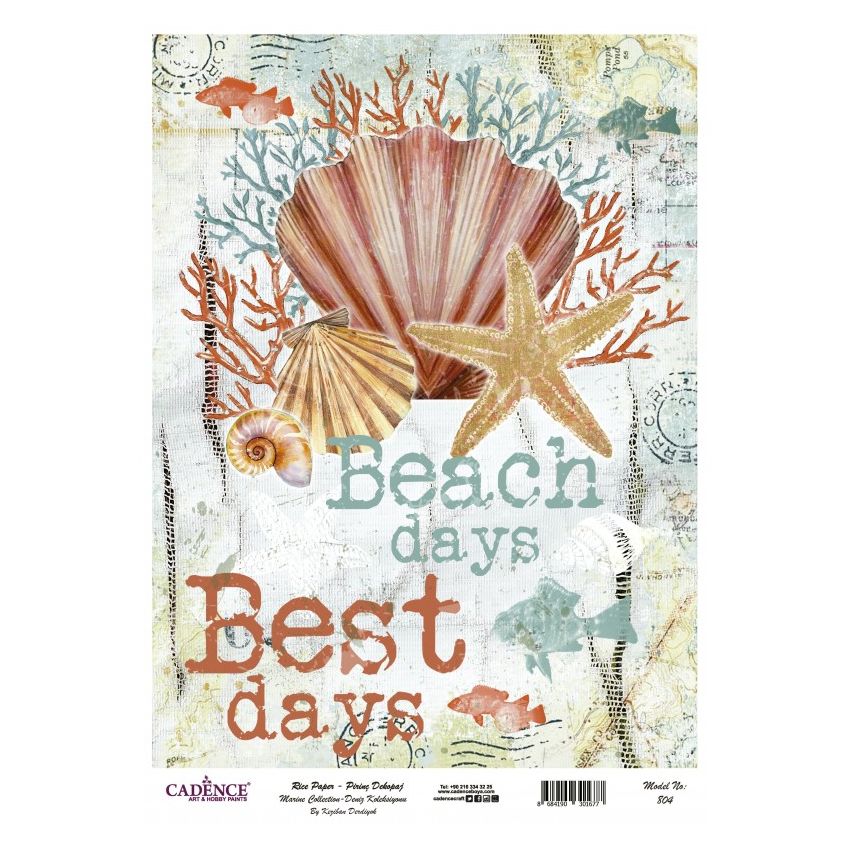 Papel arroz Cadence A3 Nº 804