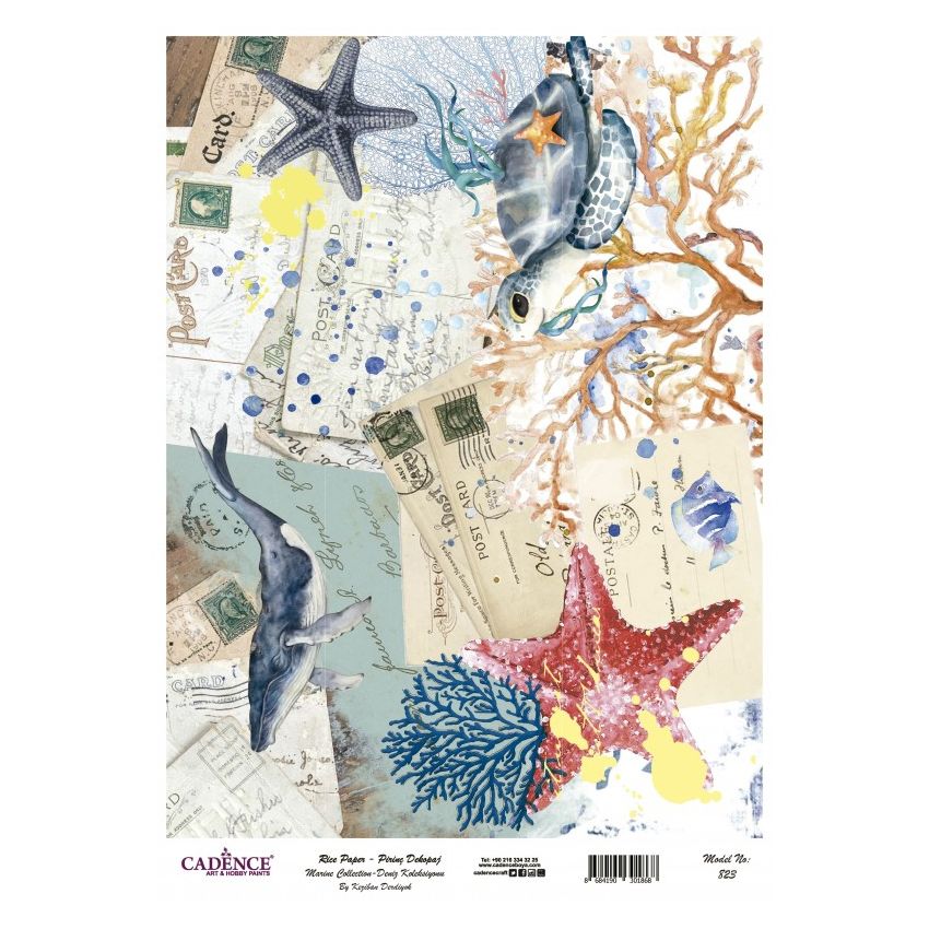 Papel arroz Cadence A3 Nº 823