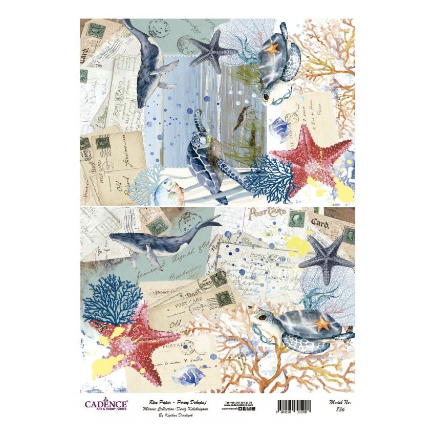 Papel arroz Cadence A3 Nº 836