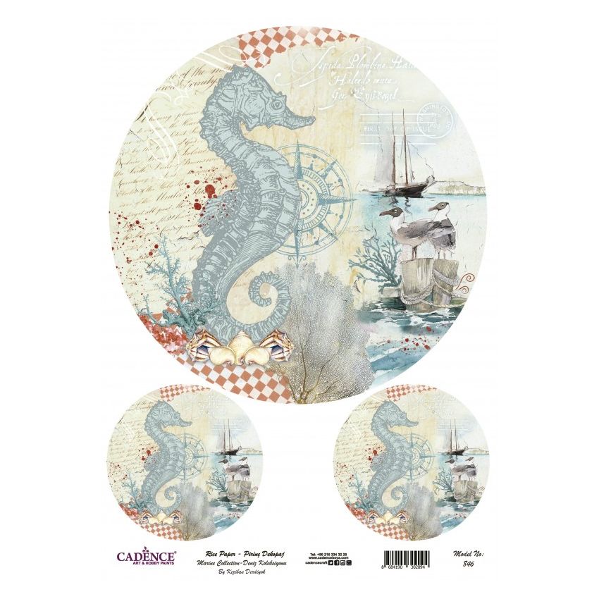 Papel arroz Cadence A3 Nº 846