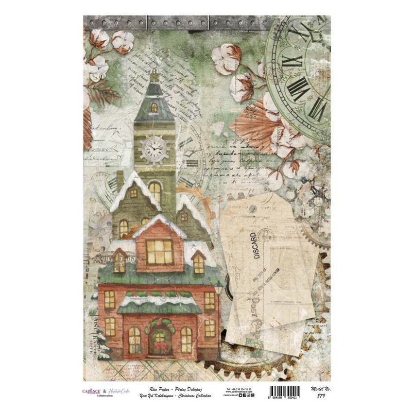 Papel arroz Cadence A3 Nº 879