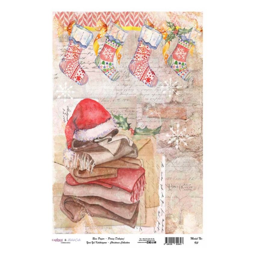 Papel arroz Cadence A3 Nº 901