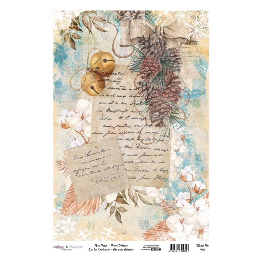 Papel arroz Cadence A3 Nº 908