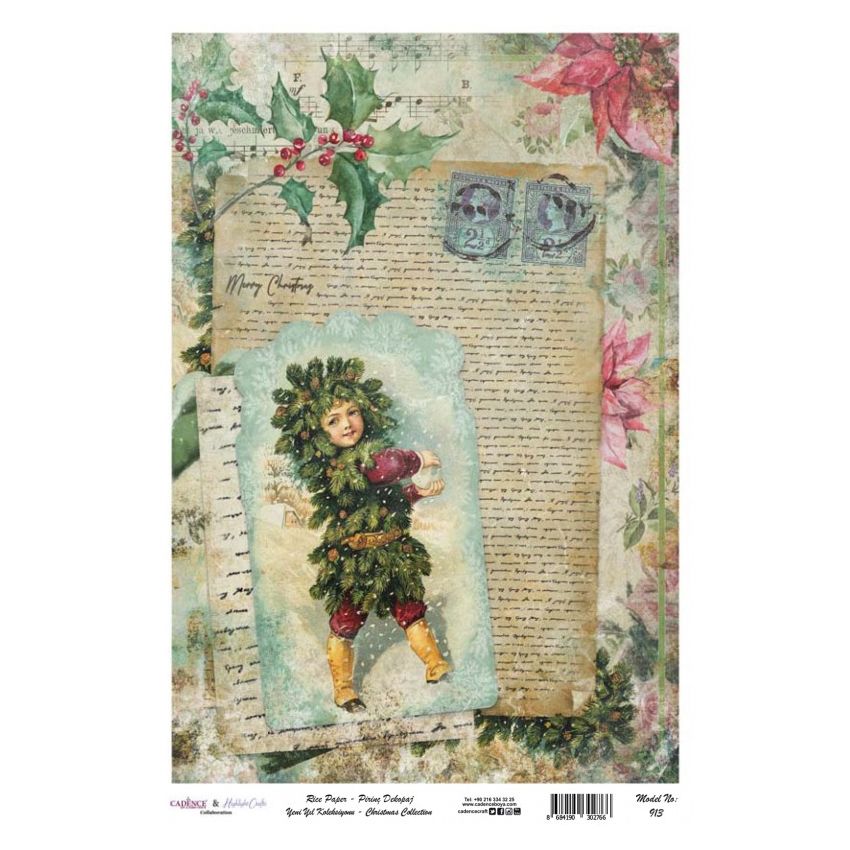 Papel arroz Cadence A3 Nº 913