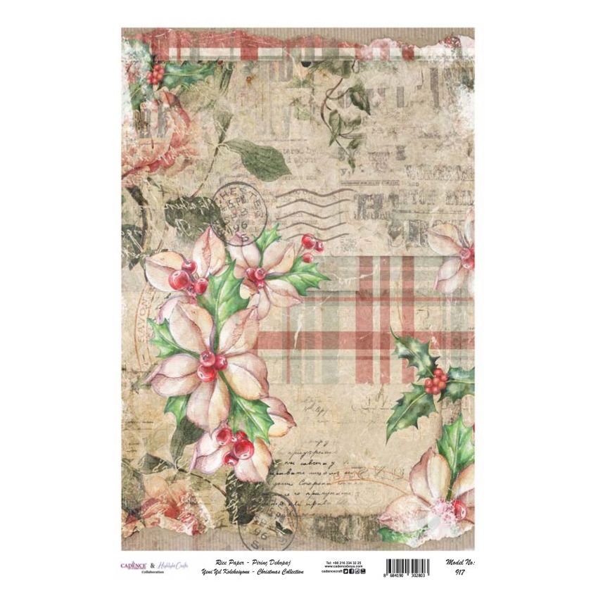 Papel arroz Cadence A3 Nº 917