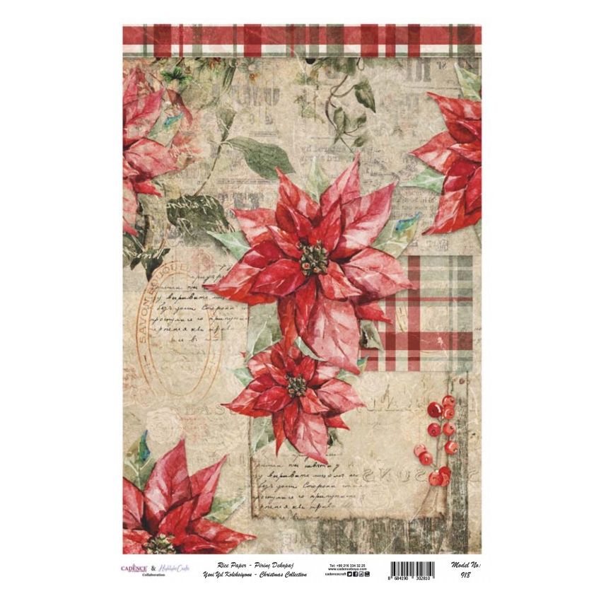 Papel arroz Cadence A3 Nº 918