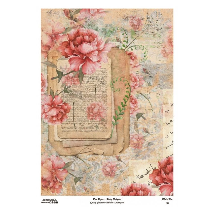 Papel arroz Cadence A3 Nº 941