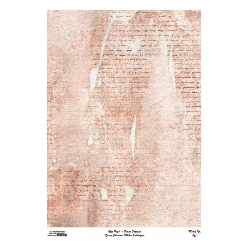 Papel arroz Cadence A3 Nº 951