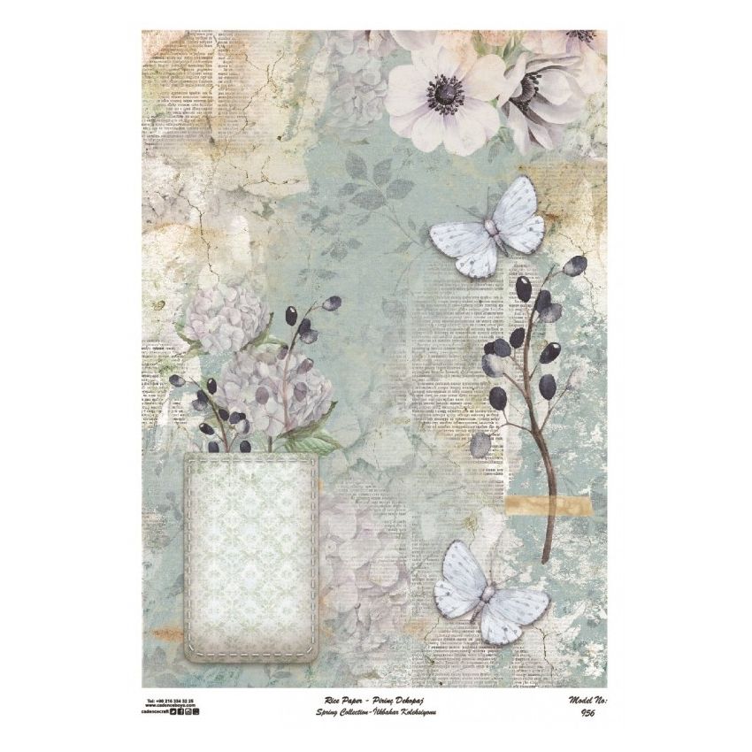 Papel arroz Cadence A3 Nº 956