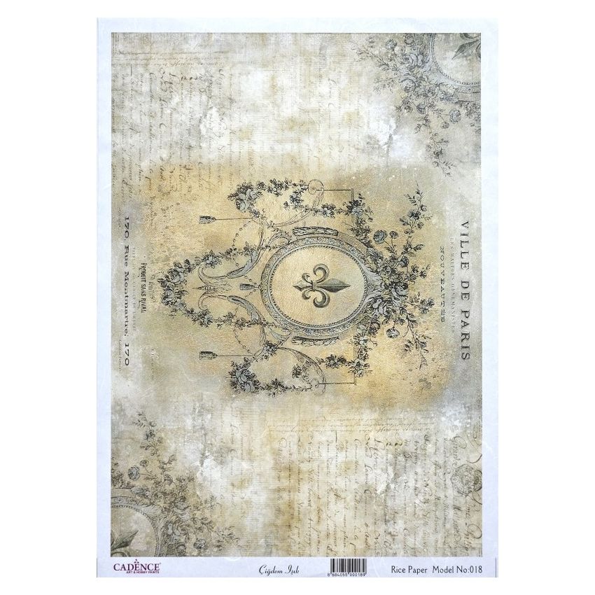 Papel Arroz CADENCE DreamArt A3