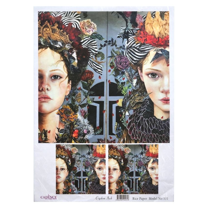 Papel arroz DreamArt Cadence A3